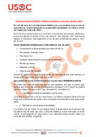 Informa’t amb la USOC. Primer Auxilis en Cas de Cop de Calor
