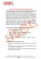 Informa’t amb la USOC. Síndrome Postvacacional
