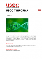 USOC T’Informa, Coronavirus